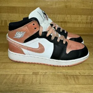 Nike Air Jordan 1 Mid Light Madder Root GS Shoes DM9077-108 Youth 4Y Women's 5.5