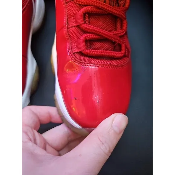 Nike Air Jordan 11 Retro High Win Like '96 Red Men's Shoes Size 11 No Insoles