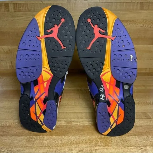 Nike Air Jordan 8 Three Peat Size 8 305381-142 OG VIII Aqua Playoff Shoes Sneaks