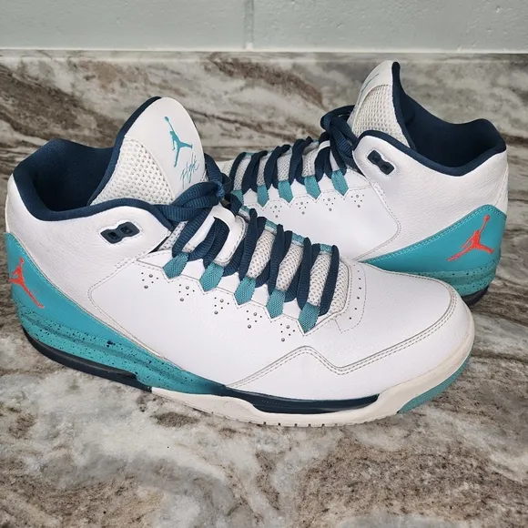 NIKE AIR JORDAN FLIGHT - ORIGIN 2 - AQUA WHITE TEAL 705155-127 - Size 12