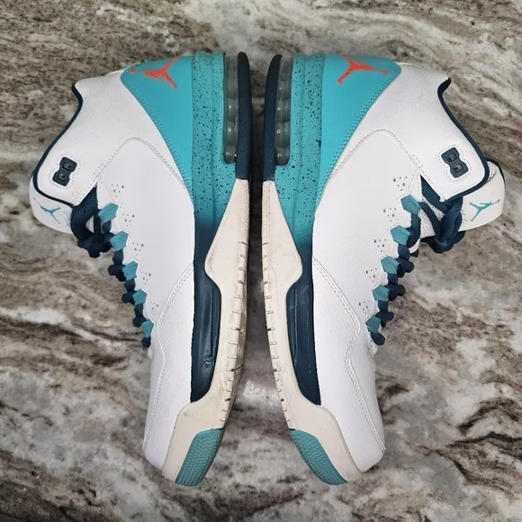 NIKE AIR JORDAN FLIGHT - ORIGIN 2 - AQUA WHITE TEAL 705155-127 - Size 12