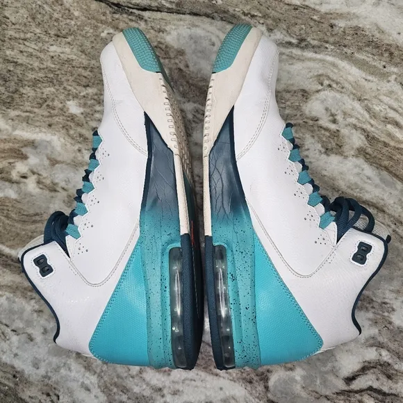 NIKE AIR JORDAN FLIGHT - ORIGIN 2 - AQUA WHITE TEAL 705155-127 - Size 12