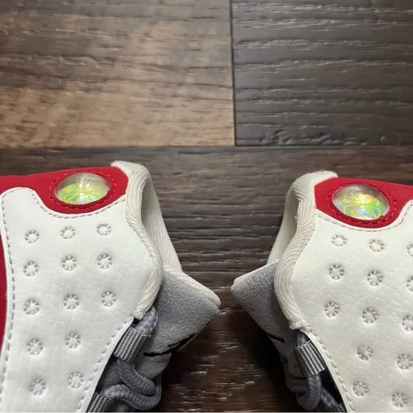 Nike air jordan retro 13 XIII 552664-126 grey toe sneakers crib booties shoes 3C