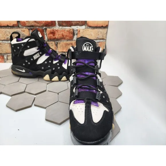 Nike Air Max 2 CB Black Purple Charles Barkley Sneakers CZ7871-001 Men Size 11.5