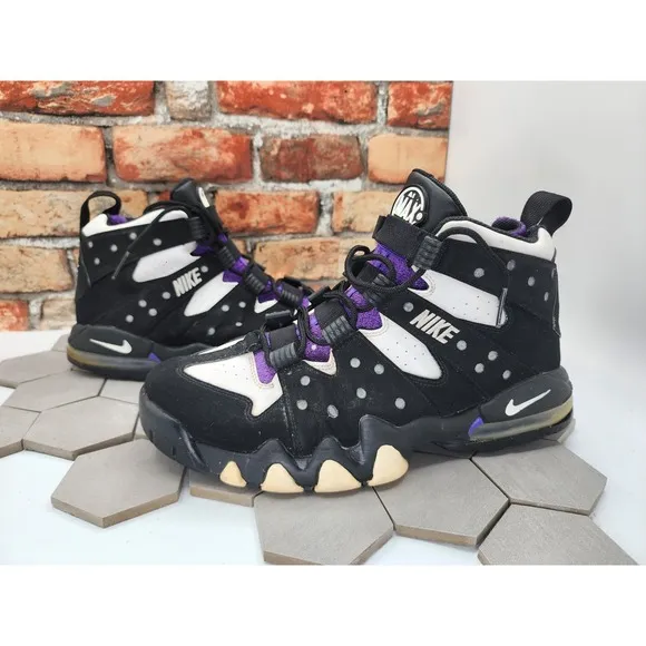 Nike Air Max 2 CB Black Purple Charles Barkley Sneakers CZ7871-001 Men Size 11.5