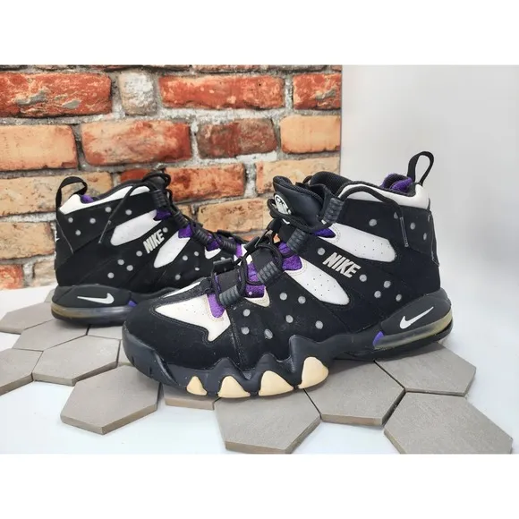 Nike Air Max 2 CB Black Purple Charles Barkley Sneakers CZ7871-001 Men Size 11.5