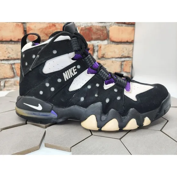 Nike Air Max 2 CB Black Purple Charles Barkley Sneakers CZ7871-001 Men Size 11.5