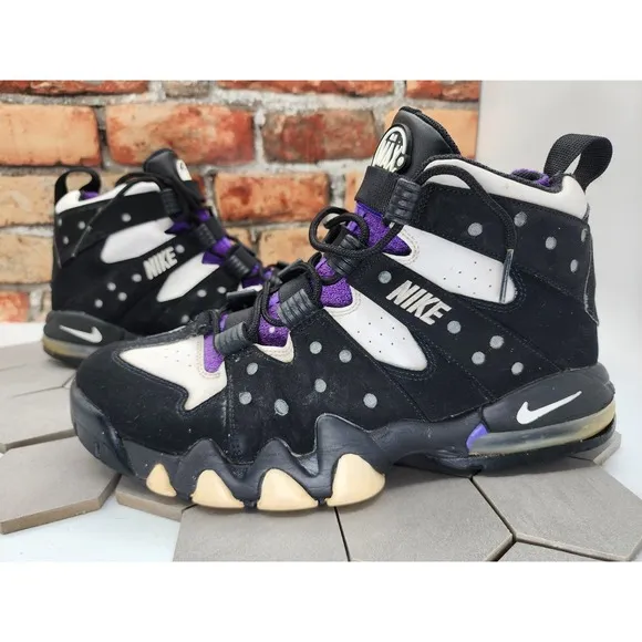Nike Air Max 2 CB Black Purple Charles Barkley Sneakers CZ7871-001 Men Size 11.5