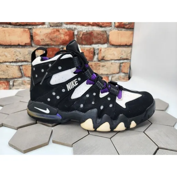 Nike Air Max 2 CB Black Purple Charles Barkley Sneakers CZ7871-001 Men Size 11.5