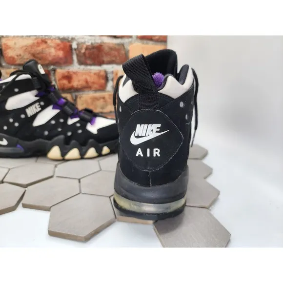 Nike Air Max 2 CB Black Purple Charles Barkley Sneakers CZ7871-001 Men Size 11.5