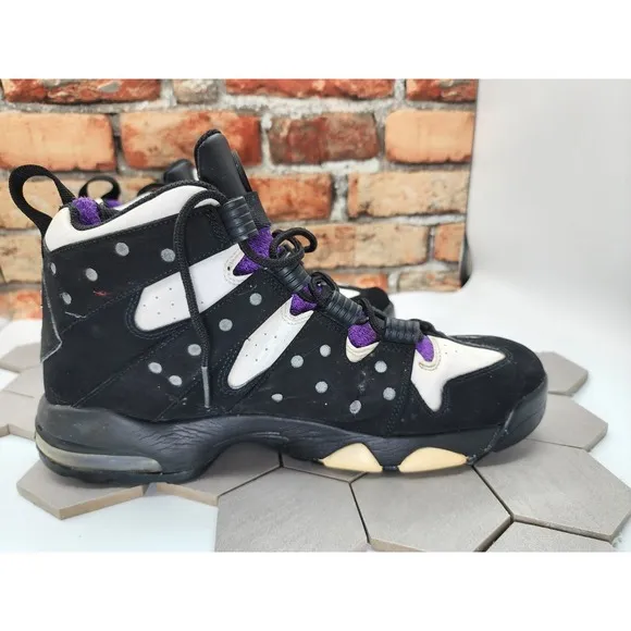 Nike Air Max 2 CB Black Purple Charles Barkley Sneakers CZ7871-001 Men Size 11.5