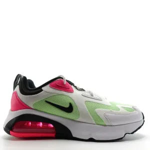 Nike Air Max 200 Women's Sneakers Shoes Size 7.5 White Hyper Pink CJ0629-100