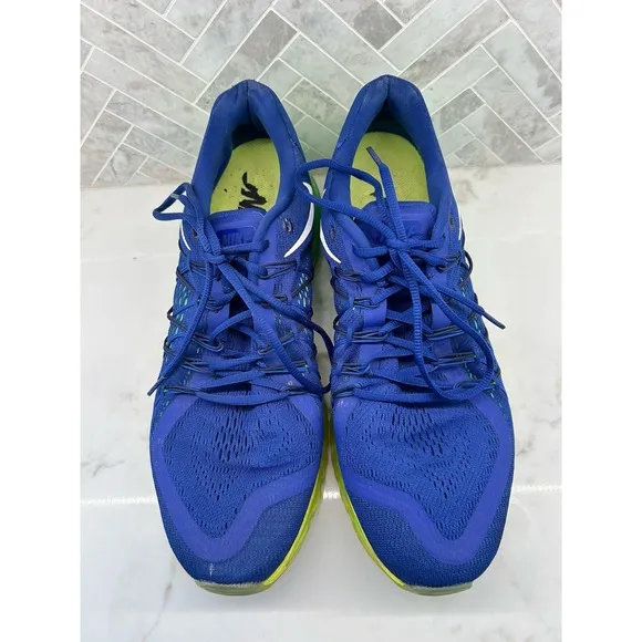 Nike Air Max 2015 Deep Royal Volt Shoes Sneakers 698902-407 Men's Size 15