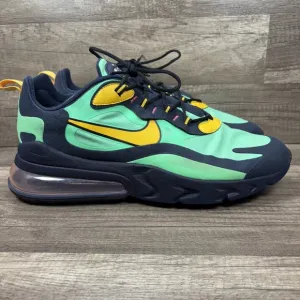 Nike Air Max 270 React Electro Green Blue Mens Size 13 AO4971-300 Running Shoes
