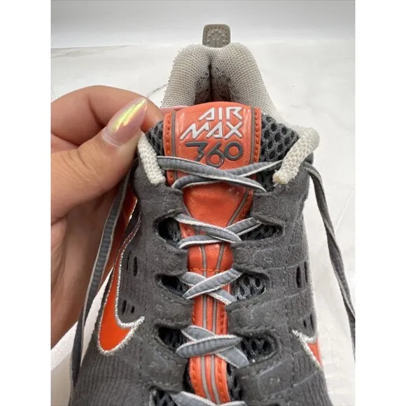 Nike Air Max 360 MENS Running Shoes Sz 10 2006 Orange Gray 310908-081