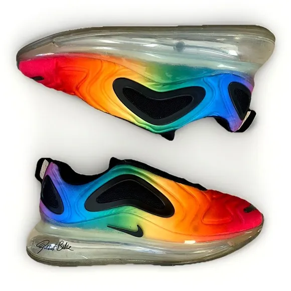 Nike Air Max 720 Betrue Pride Rainbow Gilbert Blake Shoes Sneakers M 6 W 7.5 38.