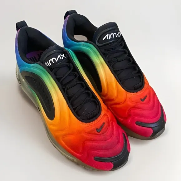 Nike Air Max 720 Betrue Pride Rainbow Gilbert Blake Shoes Sneakers M 6 W 7.5 38.