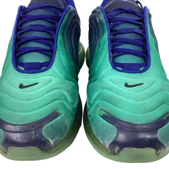 Nike Air Max 720 -Men's Sz 8 -Sea Forest -Blue/Green Ombre -Sneakers- AO2924-400