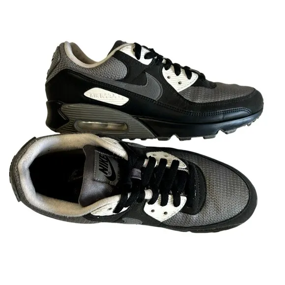 Nike Air Max 90 By You iD Mens Black White Grey CT3621 991 Shoes Sneaker Size 9