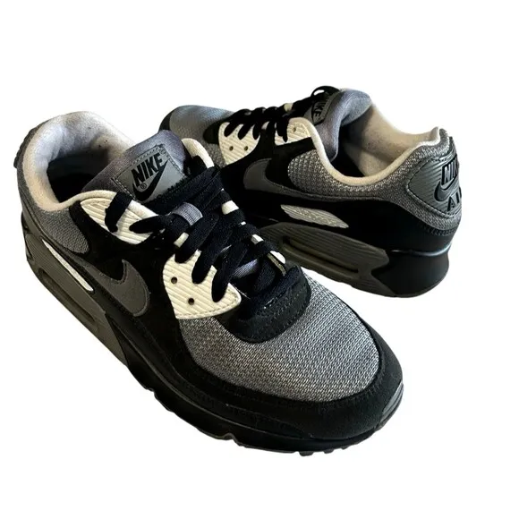 Nike Air Max 90 By You iD Mens Black White Grey CT3621 991 Shoes Sneaker Size 9