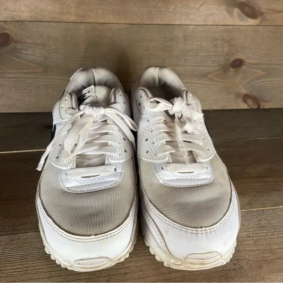 nike air max 90 womens size 7 shoes white athletic running sneakers