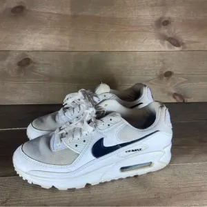 nike air max 90 womens size 7 shoes white athletic running sneakers