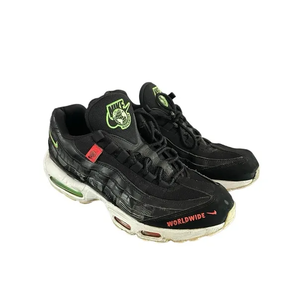 Nike Air Max 95 Mens Size 9.5 Black Athletic Running Shoes Sneakers CQ9743-001
