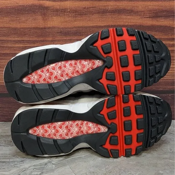 Nike Air Max 95 QS Japan Men's 4, Women's 5.5 White Red Running Shoes DH9792-100