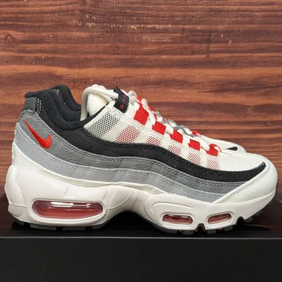 Nike Air Max 95 QS Japan Men's 4, Women's 5.5 White Red Running Shoes DH9792-100
