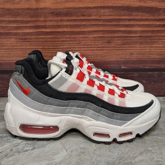 Nike Air Max 95 QS Japan Men's 4, Women's 5.5 White Red Running Shoes DH9792-100