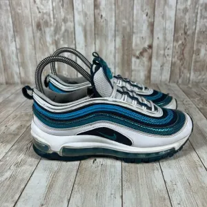 Nike Air Max‎ 97 Athletic Sneaker Blue White Gradient Wave Design 4.5Y Womens 6