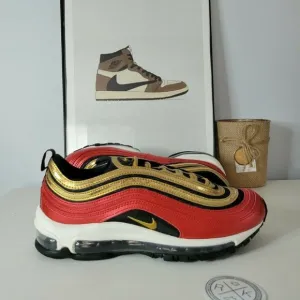 Nike Air Max 97 Gold Red Sequin