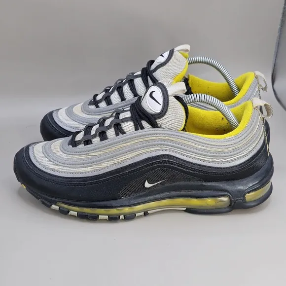 Nike Air Max 97 Size 8.5 Mens Steelers Black Yellow Silver Running 921826-008