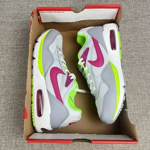 Nike Air Max Correlate Sneakers Shoes White Fireberry 511417-163 Womens Sz 10.5
