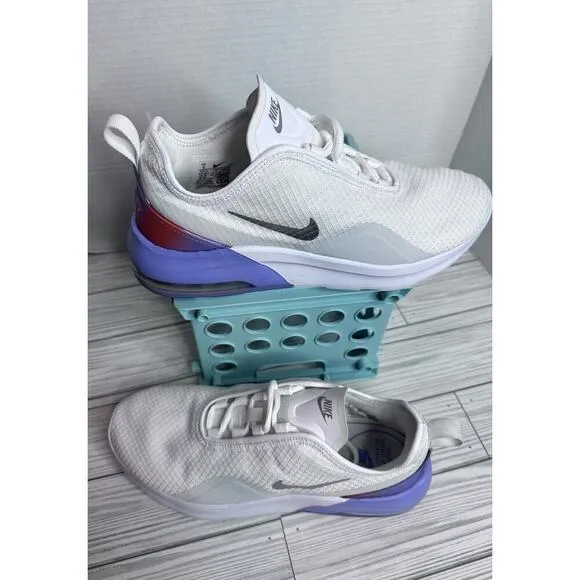 Nike Air Max Motion Women’s Running Shoes Size 9 Cw5594-100 White Purple