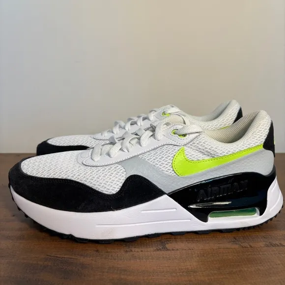 Nike Air Max SYSTM White Volt Sneakers Shoes DM9537-100 Men's Size 10