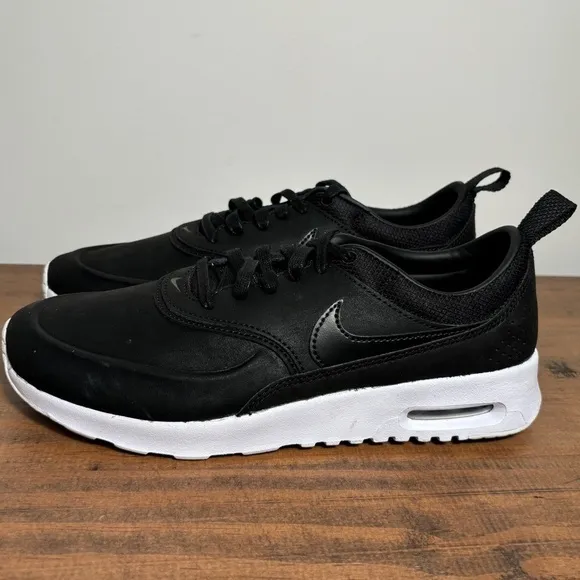 Nike Air Max Thea Premium Women's Shoes Sneakers Size 8 Black White FJ9303-007