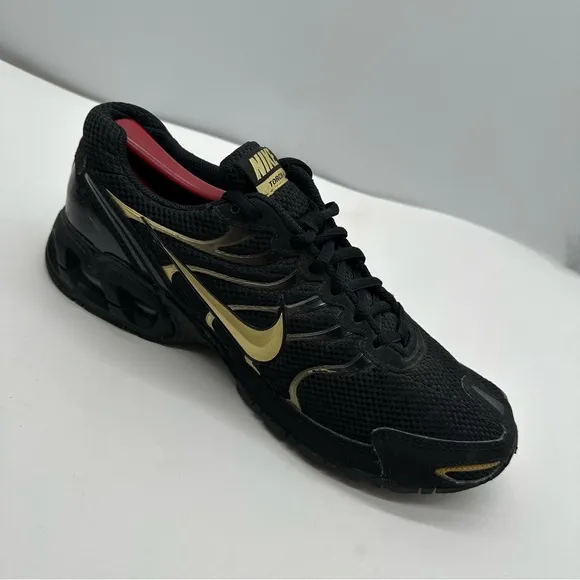 Nike Air Max Torch 4 Mens 9 Running Shoes Sneakers Black/Gold Low CN2159-002
