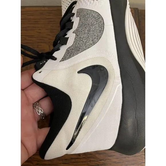 Nike Air Precision ll 2‎ Men’s Size 8.5 White Black AA7069-100 Basketball Shoes