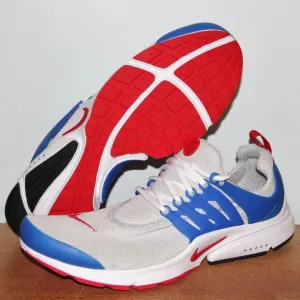 Nike Air Presto Essential Running Shoes Men's 14 Dusty Grey Red Blue