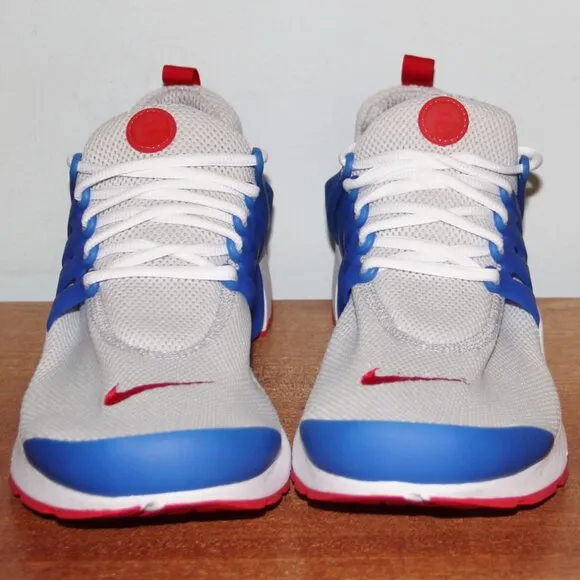 Nike Air Presto Essential Running Shoes Men's 14 Dusty Grey Red Blue