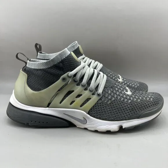 Nike Air Presto Flyknit Ultra Dark Wolf Grey Sneakers Men Size 12 Running Shoes