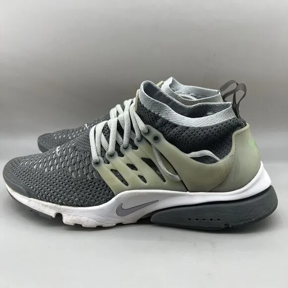 Nike Air Presto Flyknit Ultra Dark Wolf Grey Sneakers Men Size 12 Running Shoes