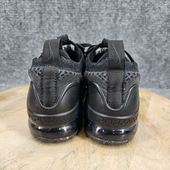 Nike Air Vapormax 2021 Flyknit 5Y Womens Size 6.5 Triple Black Shoes DB1550-001