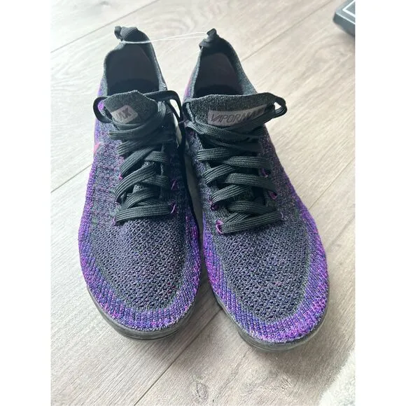 Nike Air VaporMax Flyknit 2 Night Purple Mens Size 6.5 Running Shoes 942842-013