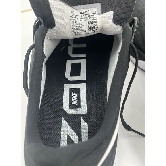 Nike Air Zoom Pegasus 37 Running Shoes Men's Size 13‎ Black White BQ9646-009