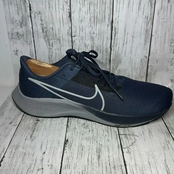 Nike Air Zoom Pegasus 38 Blue Running Shoes Sneakers CW7356-400 Men's Sz 10