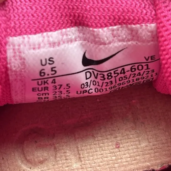 Nike Air Zoom Pegasus 40 Size 6.5 Womens Fierce Pink Metallic Red Bronze Shoes