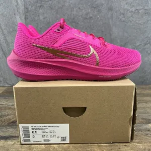 Nike Air Zoom Pegasus 40 Size 6.5 Womens Fierce Pink Metallic Red Bronze Shoes