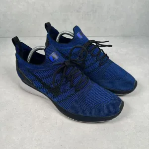 Nike Air Zoom Shoes Men 10 Blue Mariah Flyknit Racer Running Sneakers 918264-007